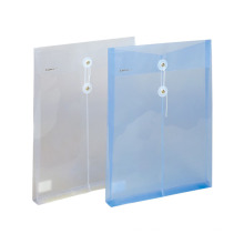 Pp Plastic Document Fichier Holder A4 Enveloppe de fichier Clear avec bouton